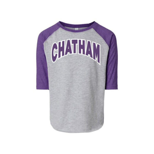 Toddler Baseball Jersey Three-Quarter Sleeve Tee | Chatham Arch