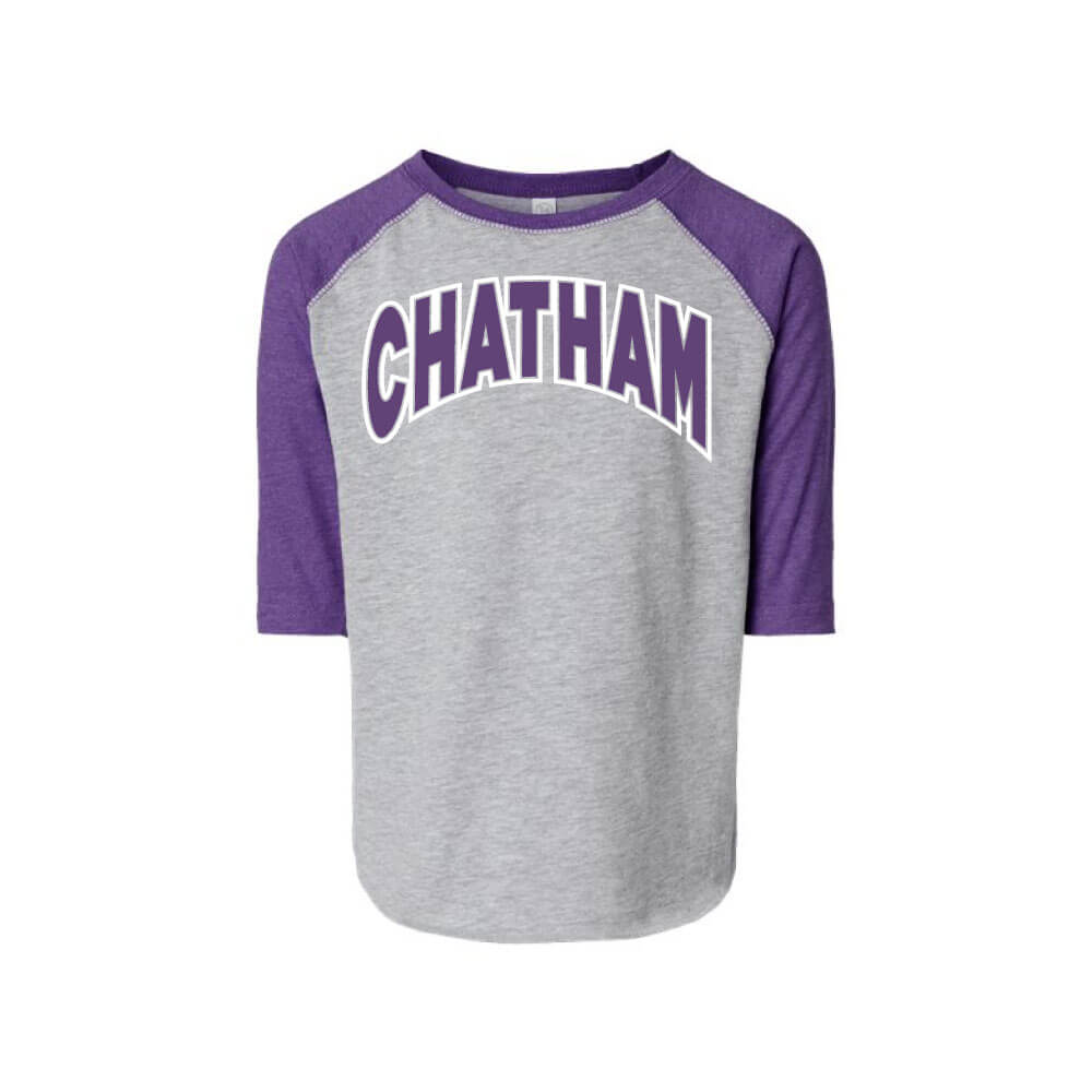 Toddler Baseball Jersey Three-Quarter Sleeve Tee | Chatham Arch