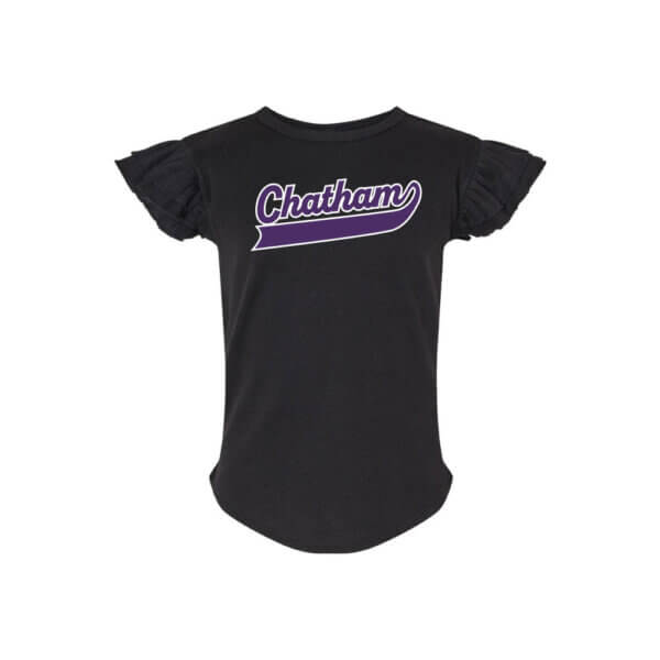 Toddler Flutter Sleeve Tee | Chatham Script