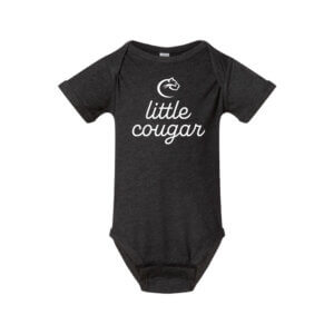 4424-VintageSmoke-LittleCougar Infant Fine Jersey Bodysuit | Little Cougar
