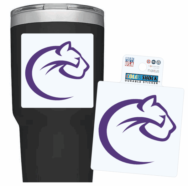 Durable Sticker | Cougar