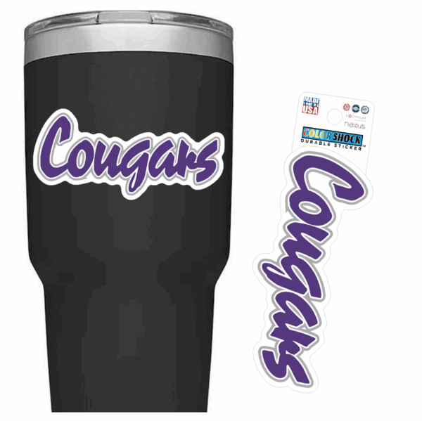 Durable Sticker | Cougars