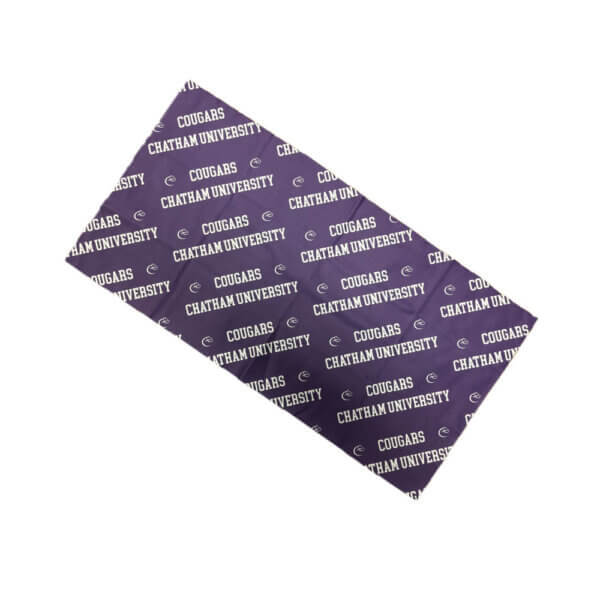 16" x 16" Full Color Dog Bandana | Cougars Chatham University